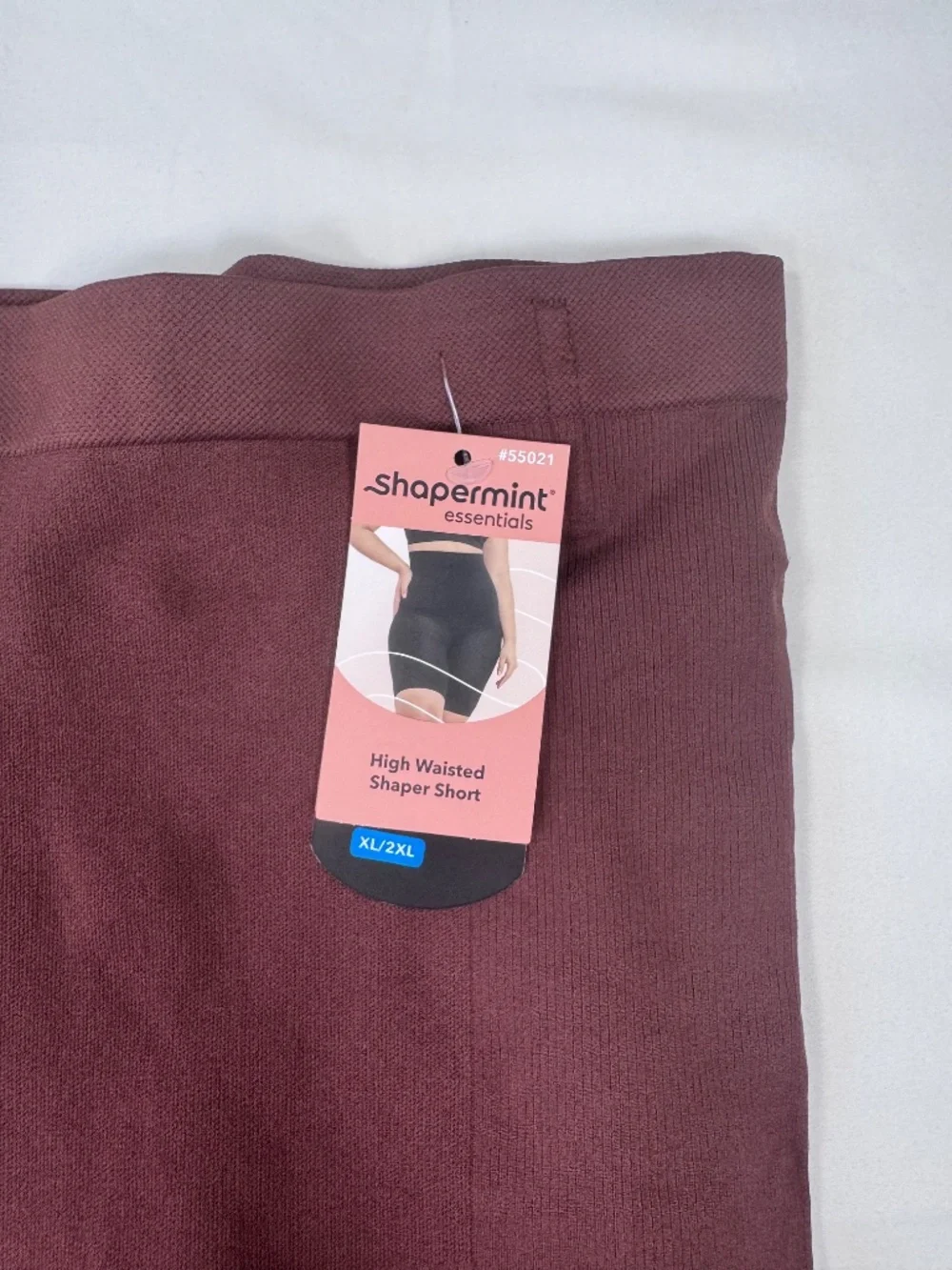 Shapermint Shaper Short High Waisted Brown NWT XL XXL 2XL Compression Shapewear